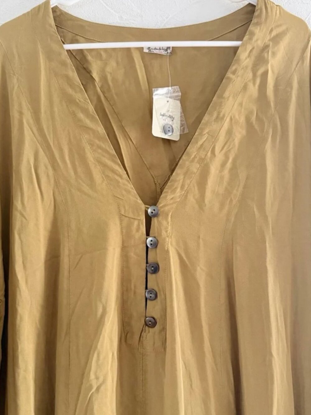 Free People INTIMATELY So So Soft Romper Mustard Lounging Jumpsuit - Picture 4 of 7